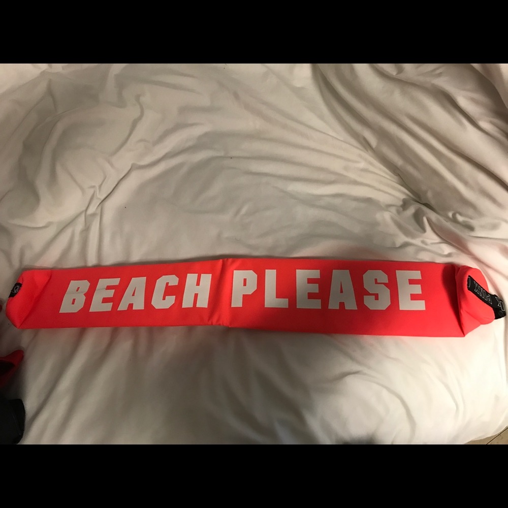 PINK THIN BEACH BAG